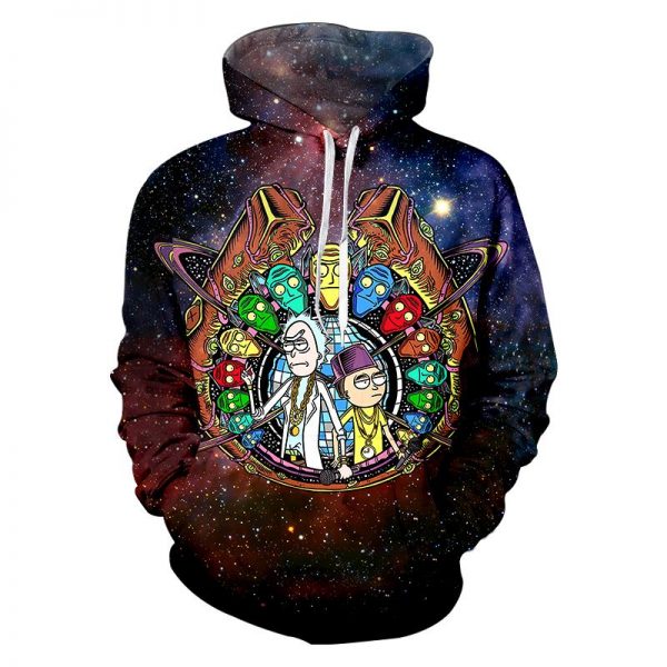 Galaxy Space Rick And Morty Hot Hoodie