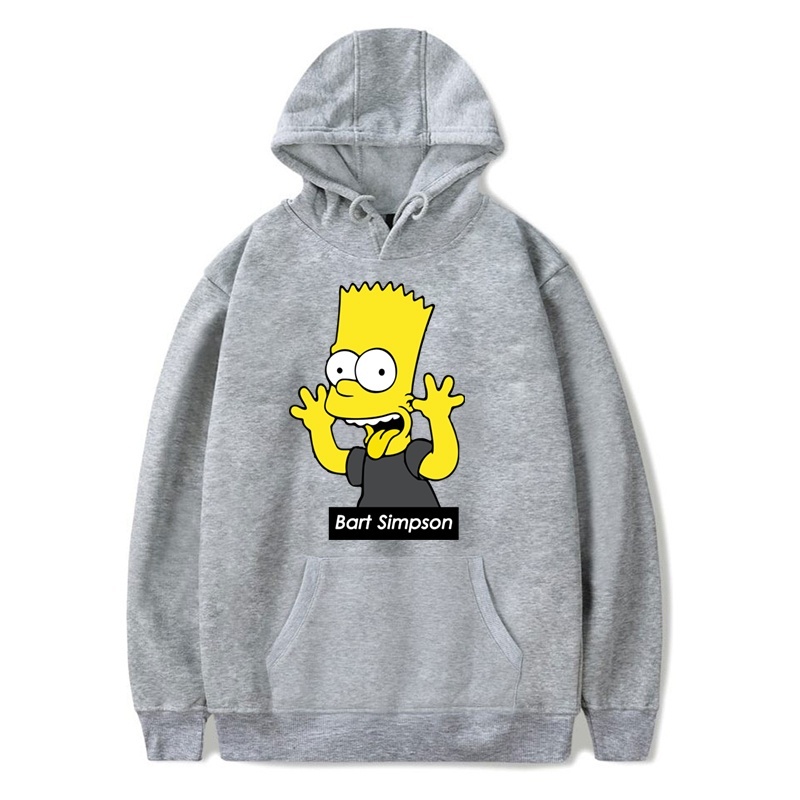 The Simpson Family Bart Simpson Printing Hoodies