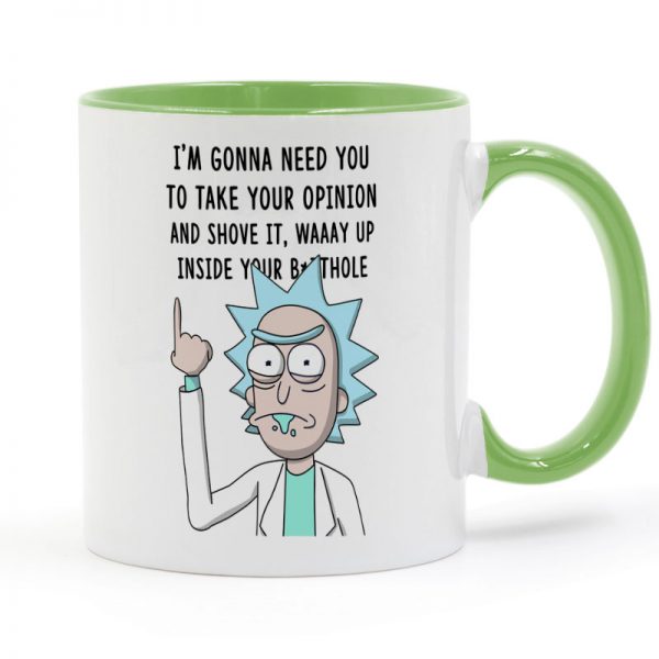 Shove it up Rick And Morty Printed Mug
