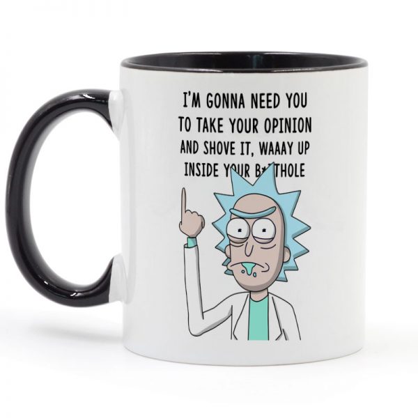Shove it up Rick And Morty Printed Mug