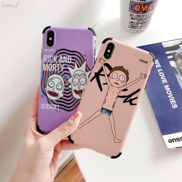 Cute Rick And Morty American Cartoon Case