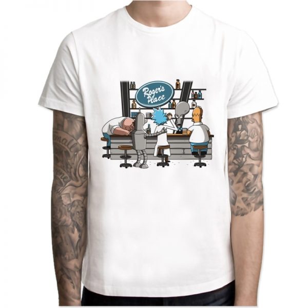 Rick Morty Roger Place T-shirt