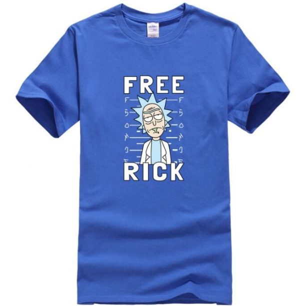 Free Rick Casual Men T-shirts