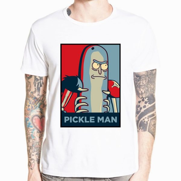 Blue & Red Pickle Man T-shirt