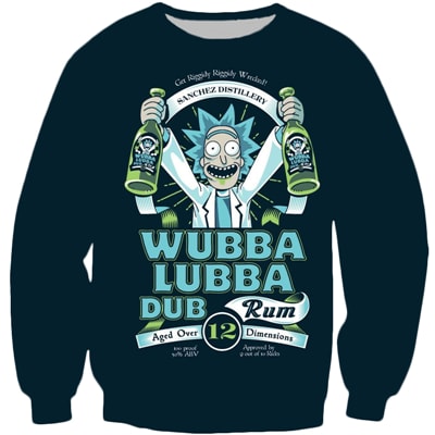 Rick And Morty Wuba Ruba Dub Sweatshirt