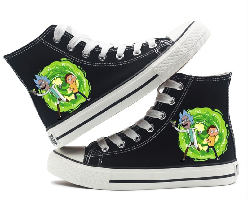 Rick And Morty Converse Shoes
