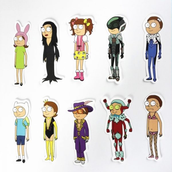 NEW 30Pcs/lot Morty Smith Sticker [ Pack of 3 ]