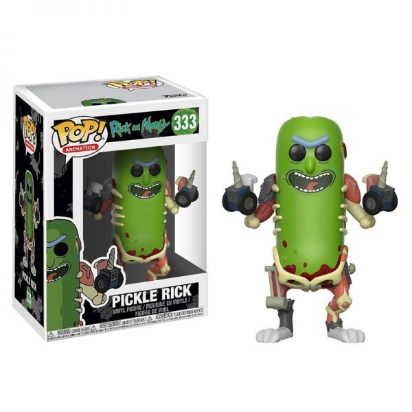 Pickle Rick With Laser Action Figure