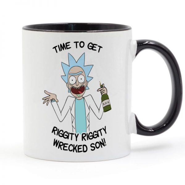 Rick And Morty Time To Get Riggity Ceramic Cup
