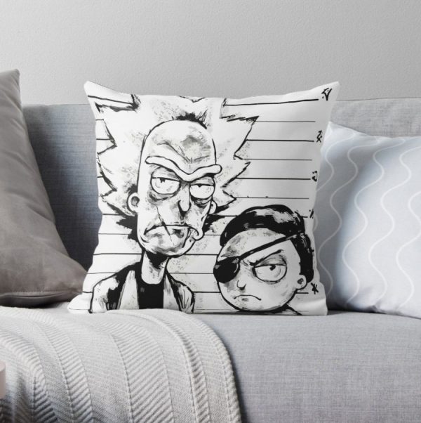 Wanted Rick and Morty Pillow Covers