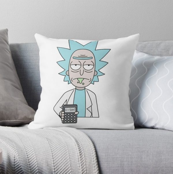 U = SHiT (NO TEXT) Rick and Morty Pillow Covers