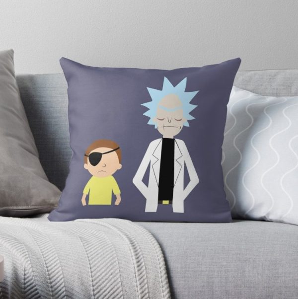 Evil Rick and Morty Pillow Covers