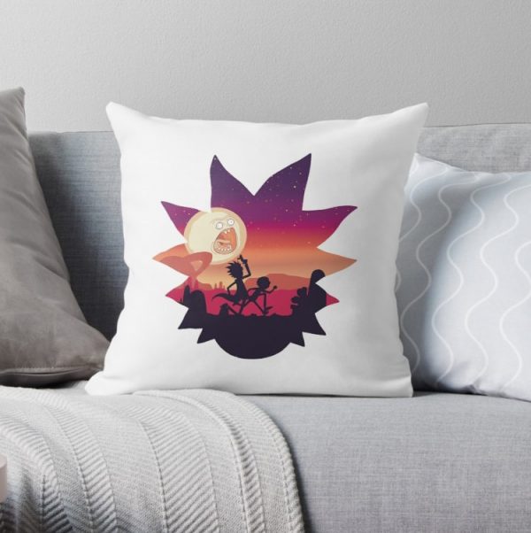 Rick and Morty Run Pillow Covers