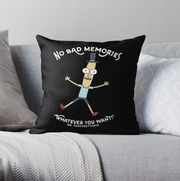 No Bad Memories Rick and Morty Pillow Covers