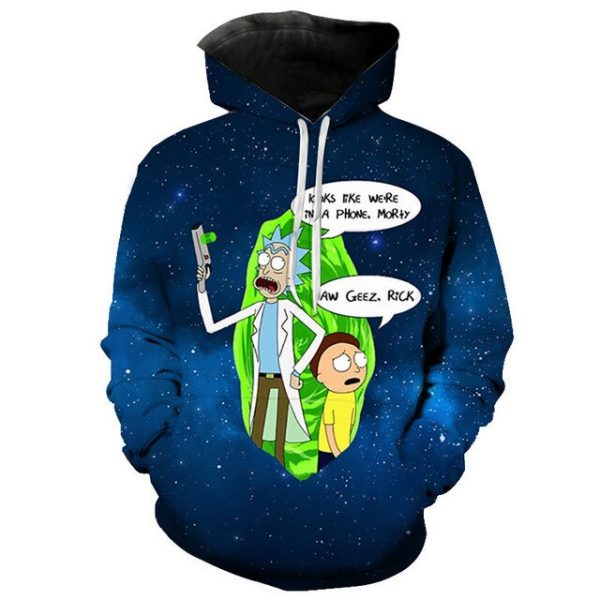 Hot Rick And Morty Style Hiphop Hoodie