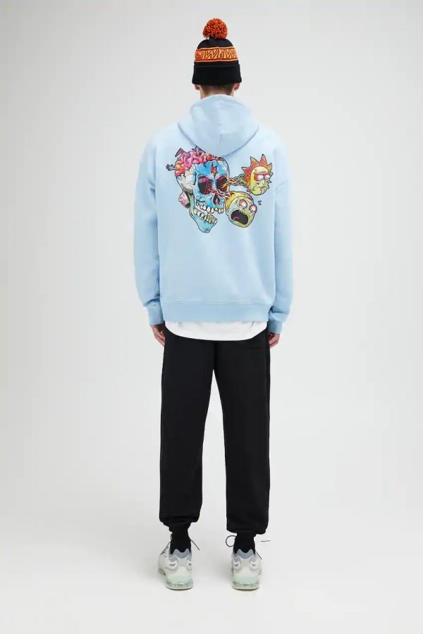 Sky blue Rick and Morty sweatshirt