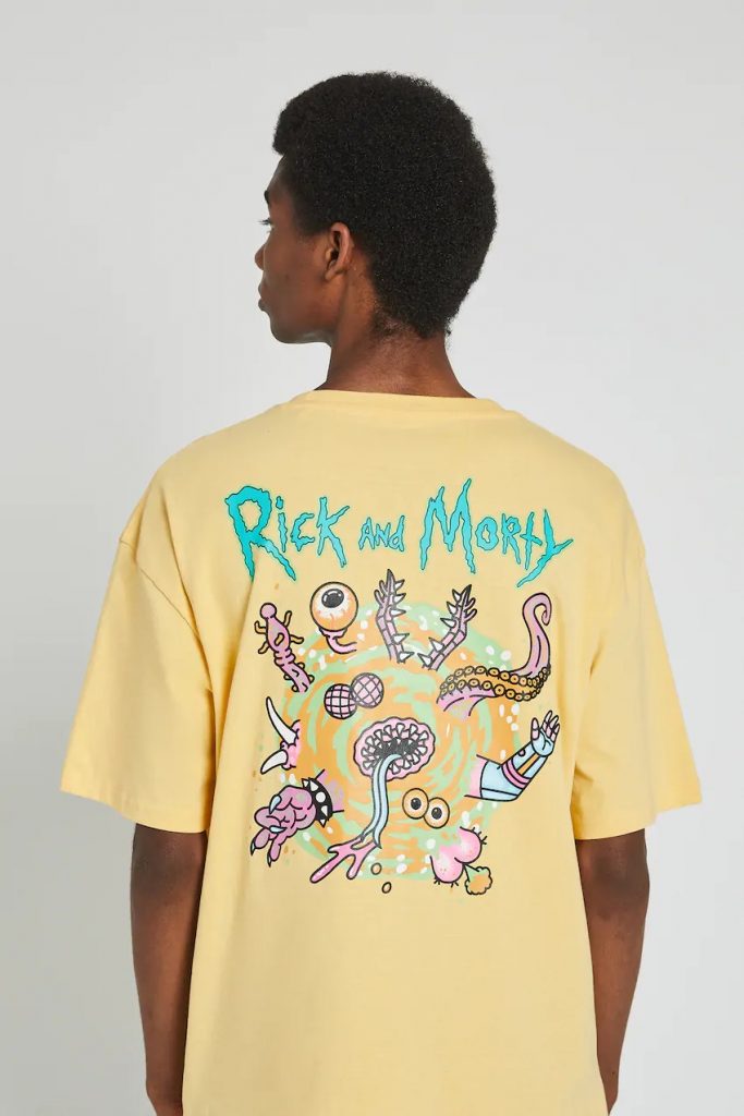 blue rick and morty shirt walmart