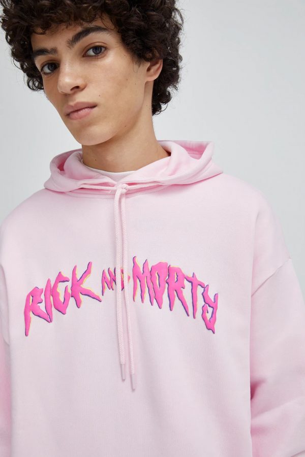 Pink Rick and Morty sweatshirt