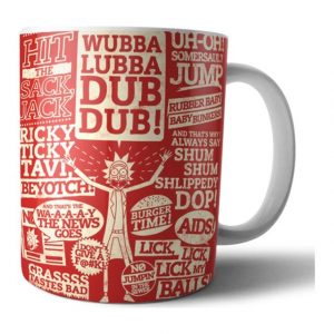 Wubba Lubba Dub Dub Red Mug