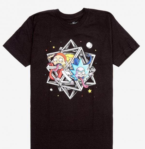 Rick And Morty Graphic Polyhedream T-Shirt