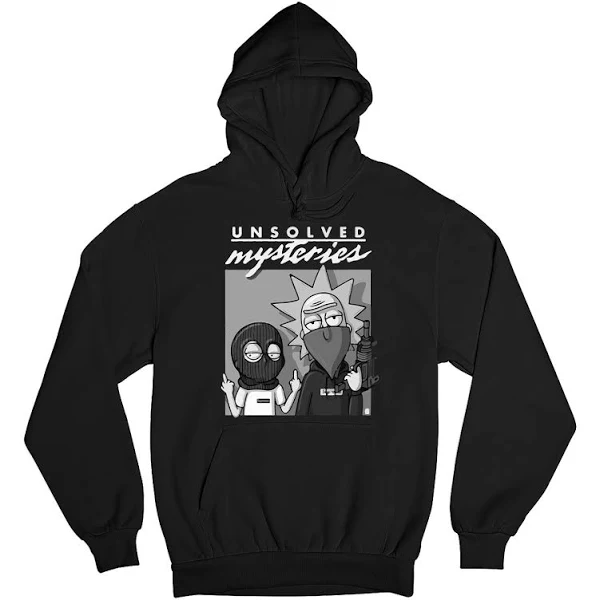 Rick And Morty Classic Hoodie Unsolved Mysteries Hoodie